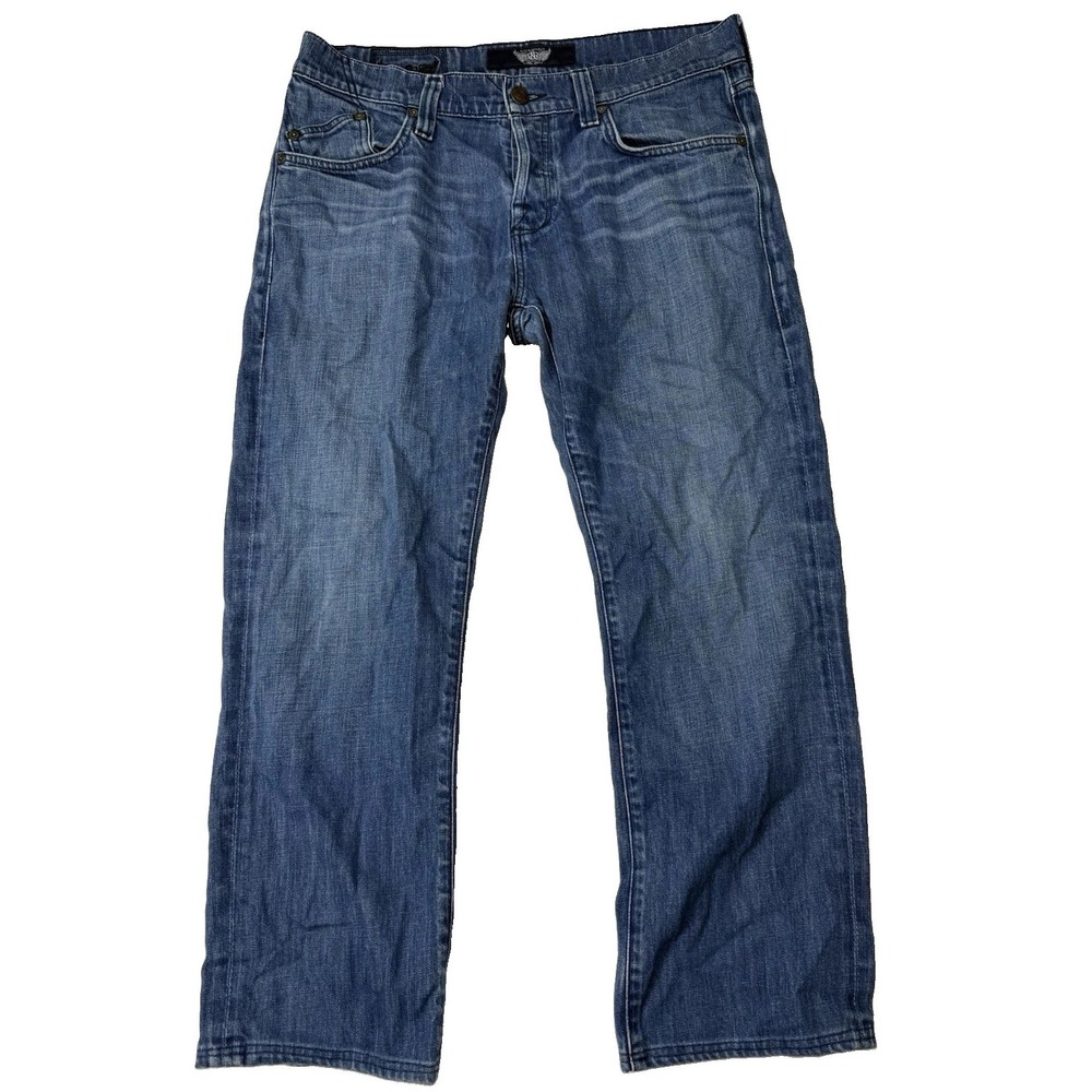 Rock & Republic Jeans 36x28 RN#110113 CA#19371 Stitch Back Pockets Button Fly